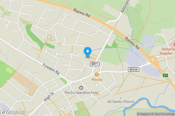 Map location for Lilley Terrace, WELLINGBOROUGH, Northamptonshire, NN9 5PZ
