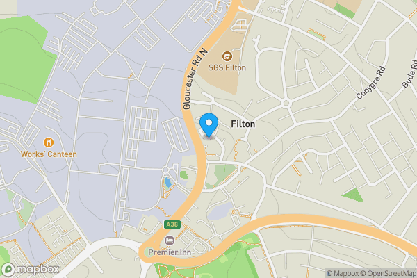 Map location for Filton Rectory, Rectory Lane, Filton, Bristol, BS34 7BX
