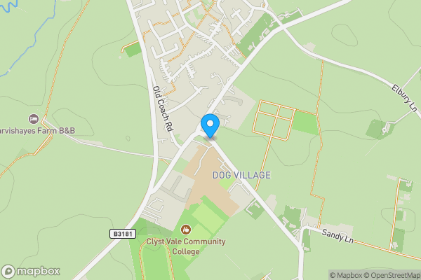 Map location for Little Hayes, Broadclyst Station, Exeter, EX5 3AX