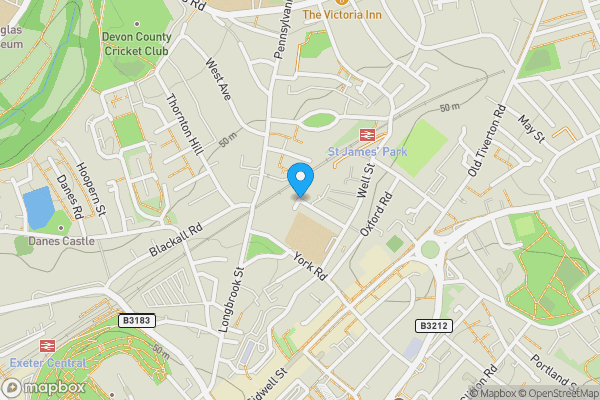 Map location for St. Sidwells Avenue, EXETER, Devon, EX4 6QW