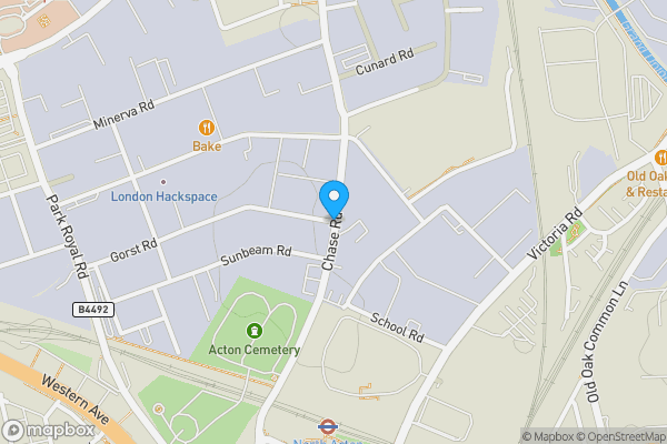 Map location for 57 Gorst Road, Park Royal, London, NW10 6LS