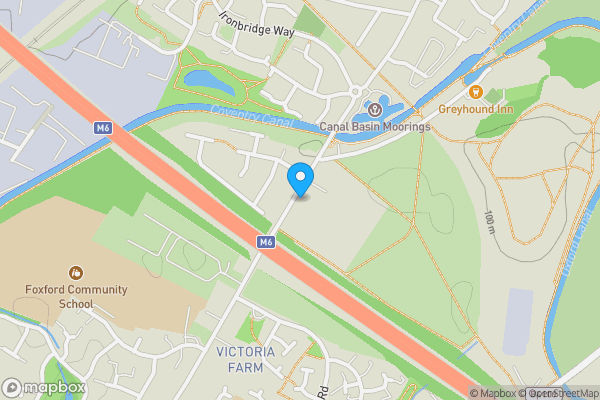 Map location for 328 Grange Road, Coventry, CV6 6DE