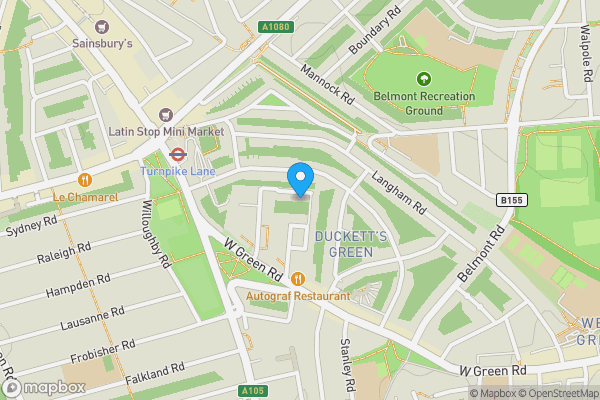 Map location for 41, Milton Road, LONDON, London, N15 3DS