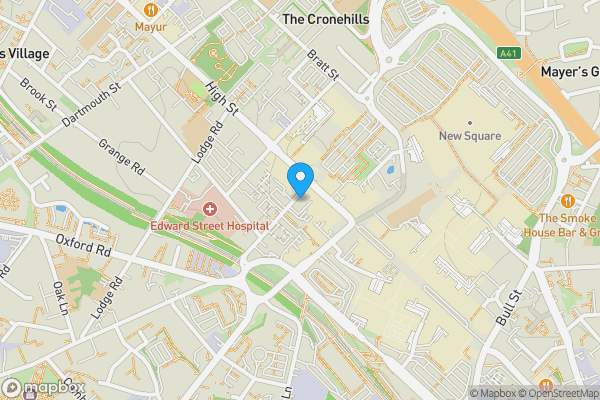 Map location for Victoria Court, 207 Victoria Street, West Bromwich, West Midlands, B70 8BW