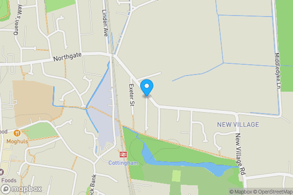 Map location for Lockup Garages, Behind 4 Devon Street, Cottingham, East Yorkshire, HU16 4LZ