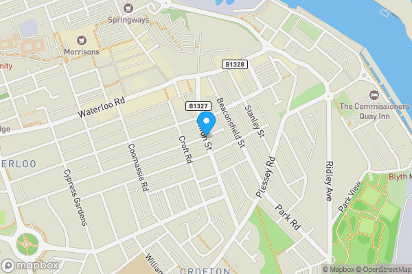 Map location for Middleton Street, Blyth , NE24 2LZ