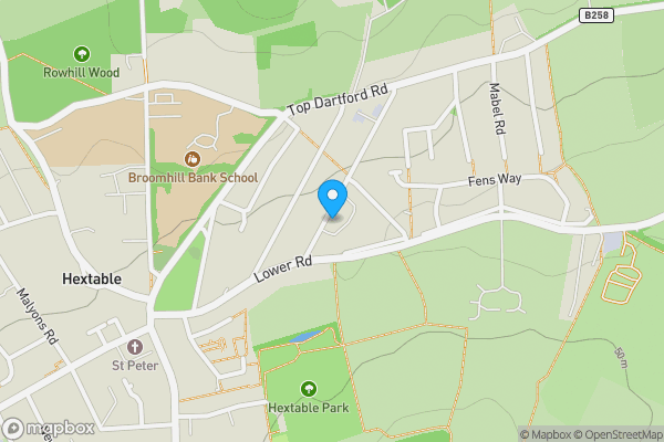 Map location for 57 Bower Road, Hextable, Swanley, Kent, BR8 7SF