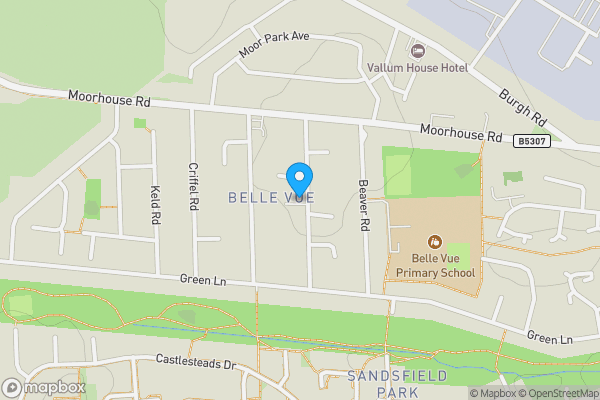 Map location for 42 Crown Road, Carlisle, Cumbria CA2 7QQ