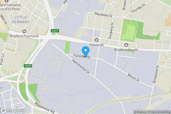 Map location for Coniston, Buck St, Bradford, BD3 9QP