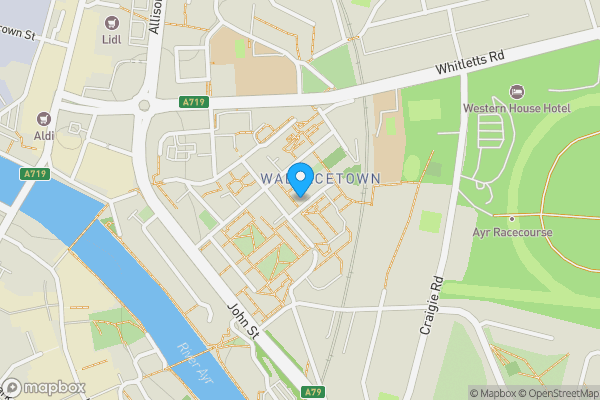 Map location for 15D Victoria Street, Ayr, KA8 0DN