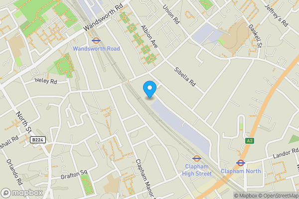 Map location for 4 Gauden Close, Clapham, London, SW4 6LS