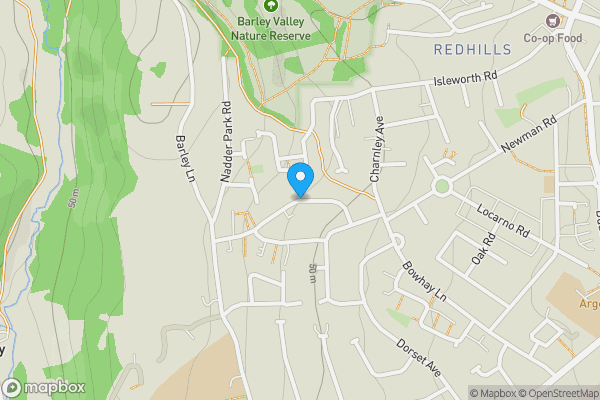 Map location for Barley Farm Road, Exeter, EX4 1NN