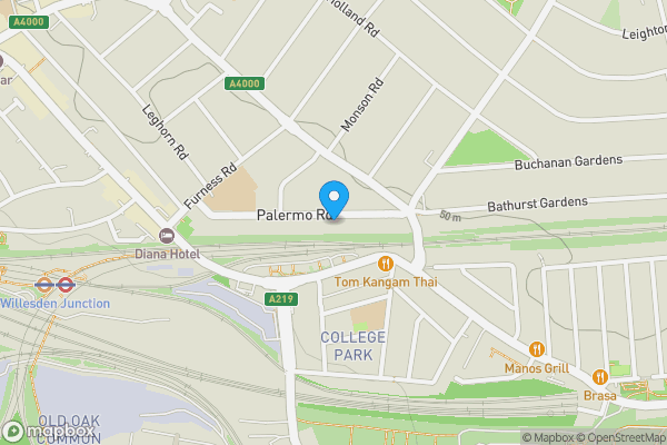 Map location for 88 Palermo Road, London, Harlesden, NW10 5YN