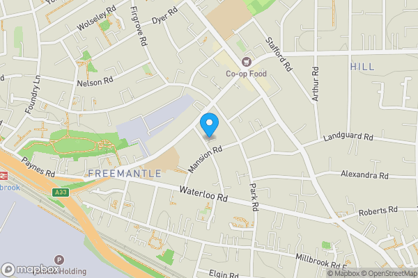 Map location for Queens Court, Southampton, Hampshire, SO15 3BN