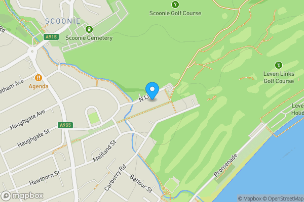 Map location for Fairways, North Links, Leven, Fife, KY8 4SP