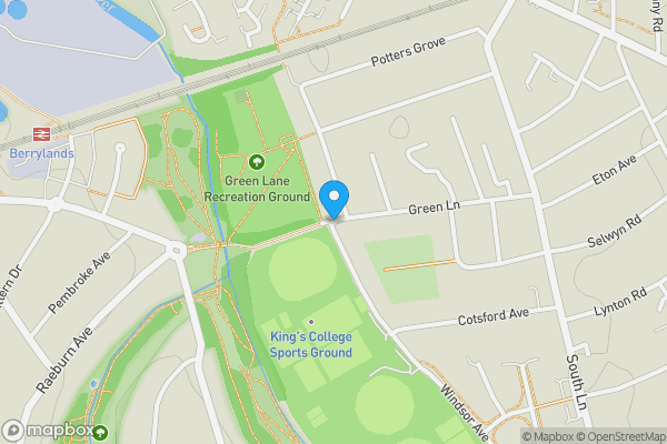 Map location for Green Lane, New Malden, Surrey, KT3 5BU