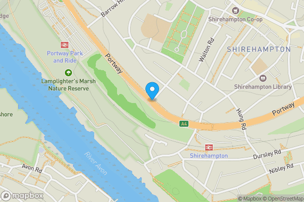 Map location for Portway, Bristol, BS11 9QQ