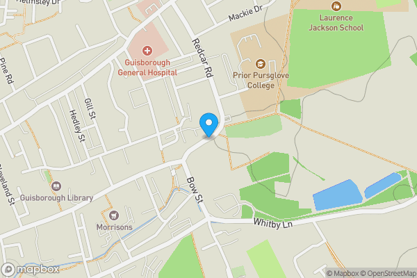 Map location for Church Street, Guisborough, North Yorkshire, TS14 6BL