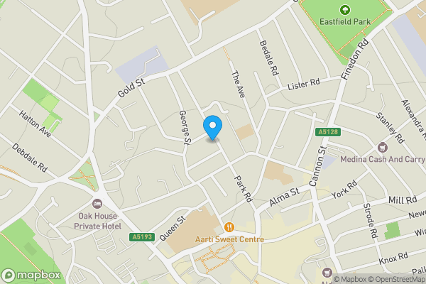 Map location for 47 Park Road, Wellingborough, NN8 4QE