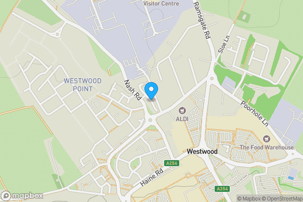 Map location for Wherry Close, MARGATE, Kent, CT9 4BP