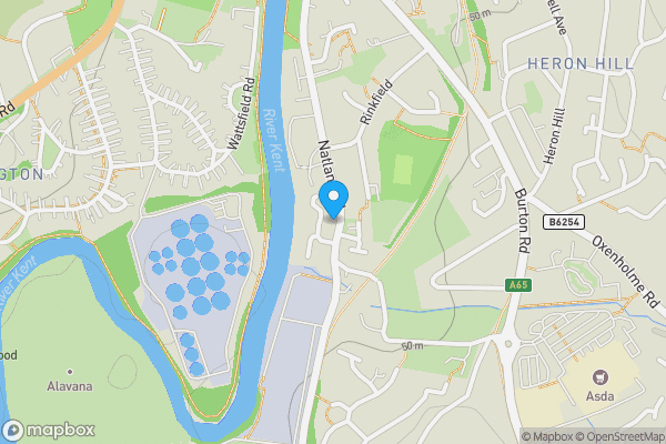 Map location for 37 Natland Road, Kendal, Cumbria, LA9 7LR