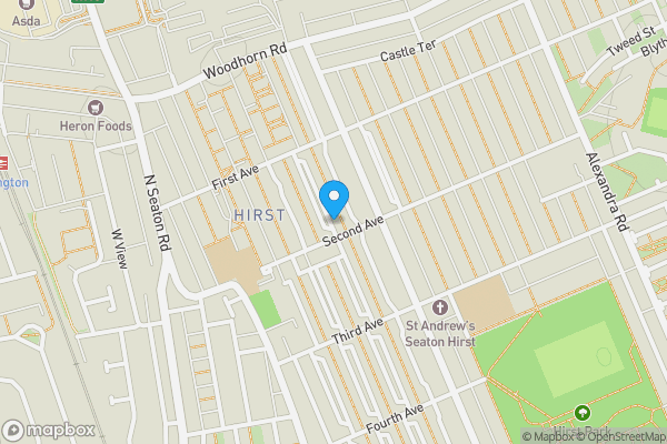 Map location for 99 Chestnut Street, Ashington, Northumberland, NE63 0BP