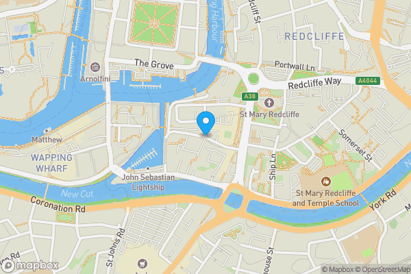 Map location for 56, The General, Guinea Street, Harbourside, BS1 6SD