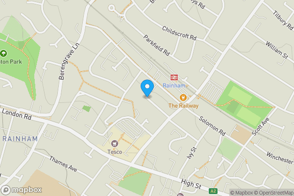 Map location for Webster Road, Gillingham, Kent, ME8 7SD