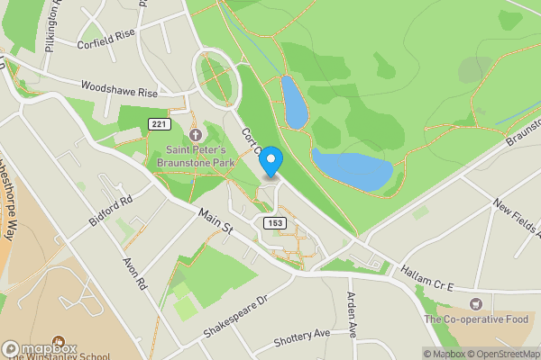 Map location for 211 Cort Crescent, Leicester LE3 1QN