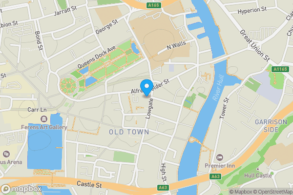 Map location for 19 City Exchange Lowgate, Hull, North Humberside, HU1 1AA