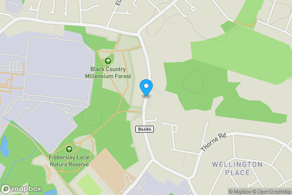 Map location for Fibbersley, Wolverhampton, West Midlands, WV11 3SU