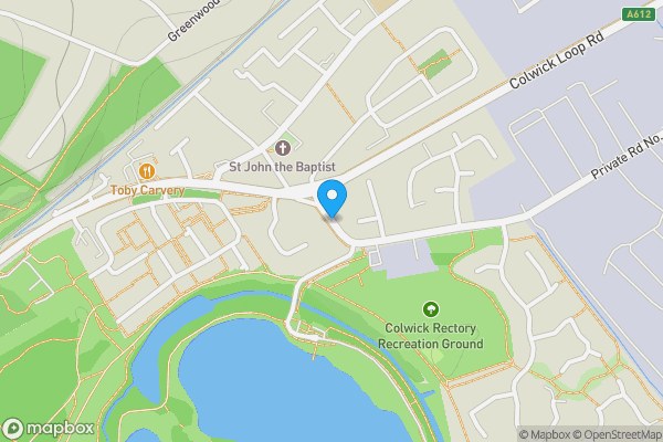 Map location for Modular Office Building, Stored at Mile End Road, Colwick, Nottingham, NG4 2DW