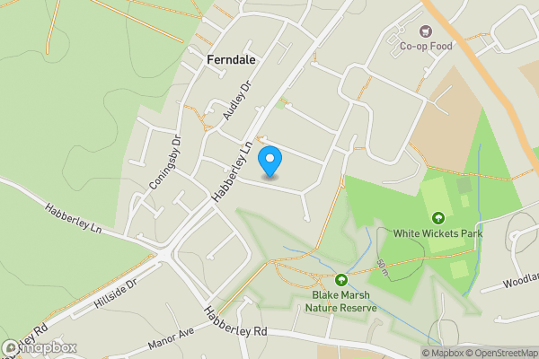 Map location for 15 Wilton Avenue, Kidderminster, Worcestershire, DY11 5PR