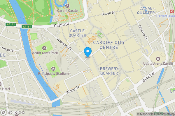 Map location for 35 Golate Court Golate Street, Cardiff, CF10 1EU