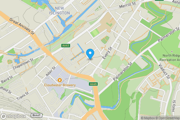 Map location for Isaac Way, Manchester, Lancashire, M4 7EE