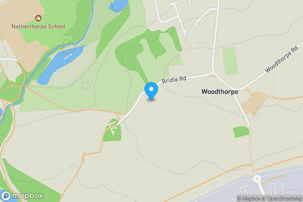 Map location for Eastwood Barn, 23 Bridle Road, Woodthorpe S43 3BY