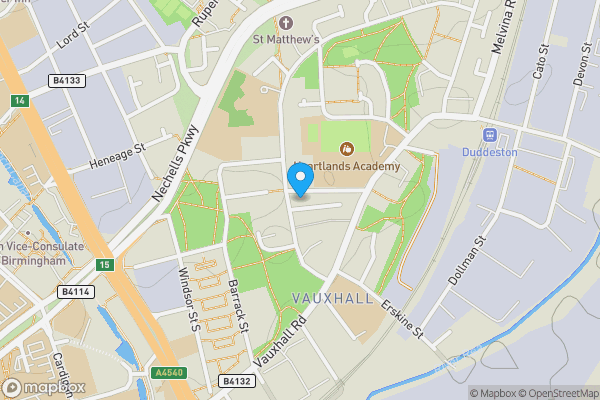 Map location for 30 Hilden Road, Nechells, Birmingham, B7 4LD