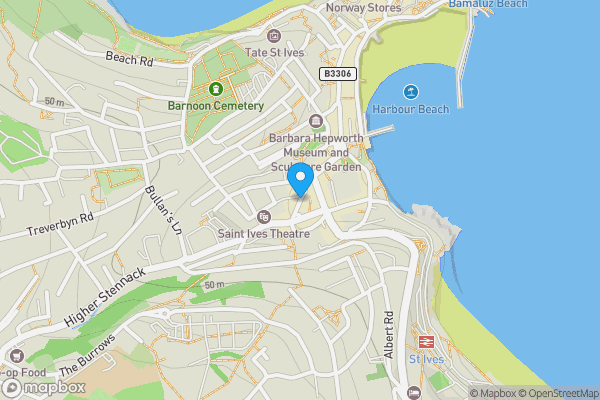 Map location for Winsom Court, St. Ives, TR26 2LR