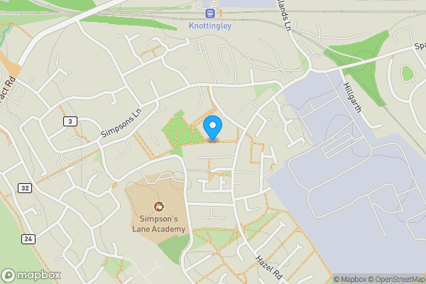 Map location for Maple Walk, KNOTTINGLEY, West Yorkshire, WF11 0PU