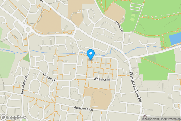 Map location for 171 Wheatcroft, Cheshunt, Waltham Cross, Hertfordshire, EN7 6JU