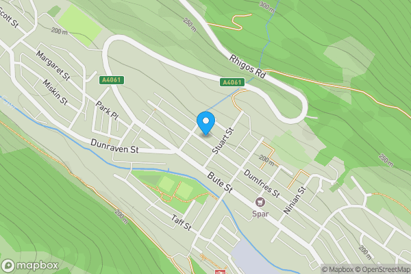 Map location for 33 Dumfries Street, Treherbert, Rhondda Cynon Taff CF42 5PP