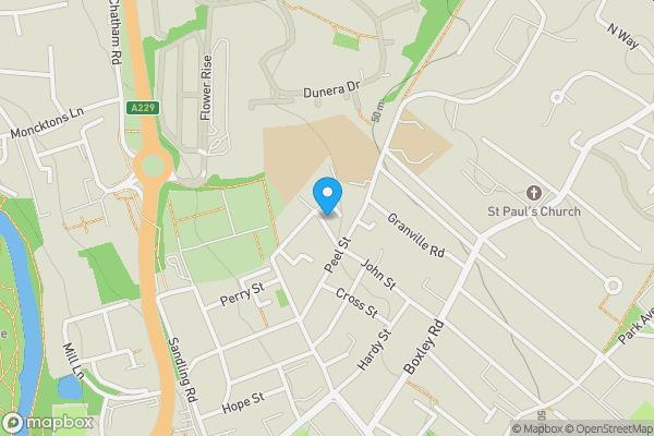 Map location for Flat 4 Gower House, Canning Street, Maidstone, Kent, ME14 2RY
