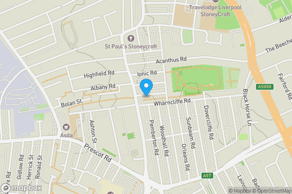 Map location for 8 Woodchurch Road, Old Swan, Liverpool L13 3EB