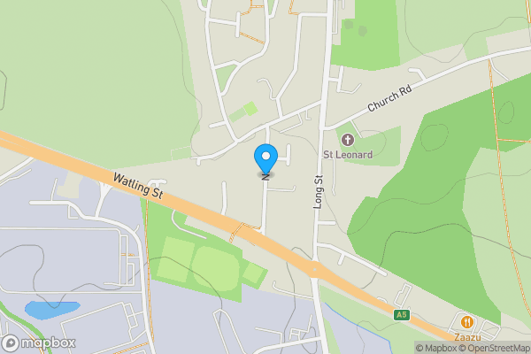 Map location for New Street, TAMWORTH, Staffordshire, B78 1TG