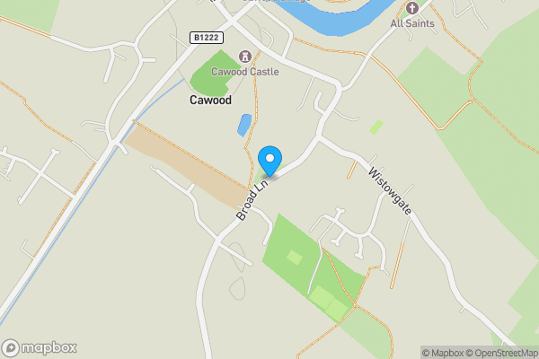Map location for Woodend Farm, Broad Lane, Cawood, Selby, North Yorkshire YO8 3UE