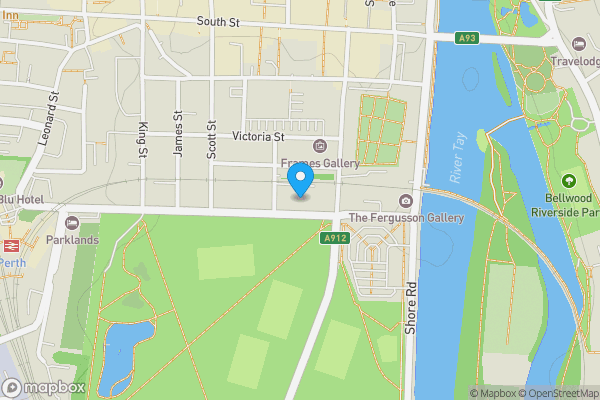 Map location for 9 Marshall Place, Perth, PH2 8AH