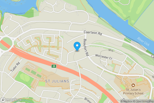 Map location for 11 Badminton Road, St Julians, Newport, NP19 7NH