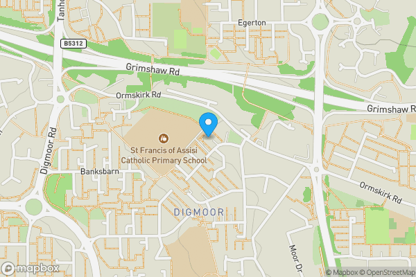 Map location for The Polaris Public House, 2a Blakehall, Skelmersdale, Lancashire WN8 9AZ