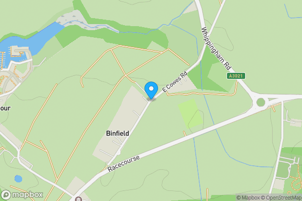 Map location for East Cowes Road, East Cowes, PO32 6NH