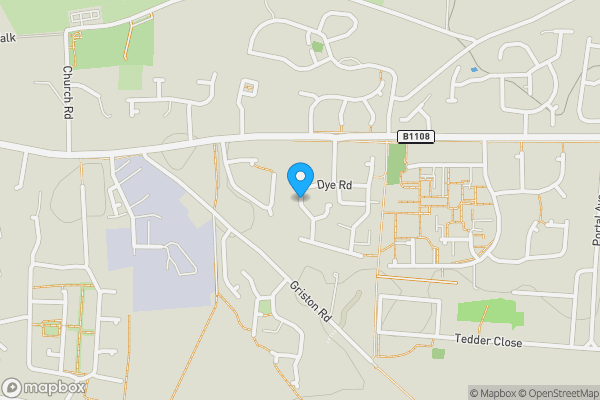 Map location for Bloodhound Road, Thetford, Norfolk, IP25 6WA